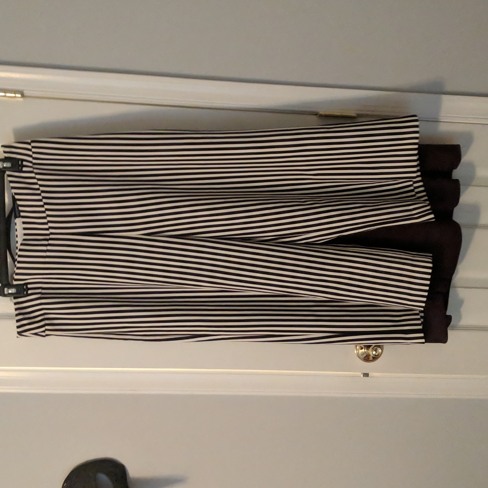 Express high waisted pants,stripey! Size 14.